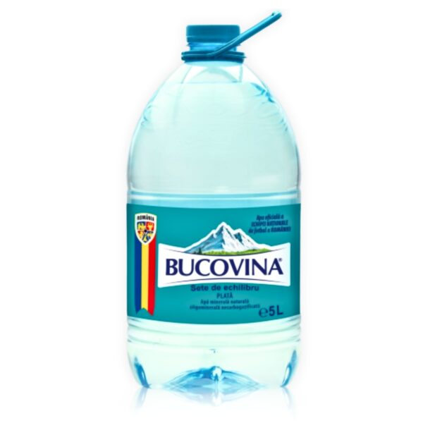 Apă minerală naturală plată Bucovina, 5L, PET