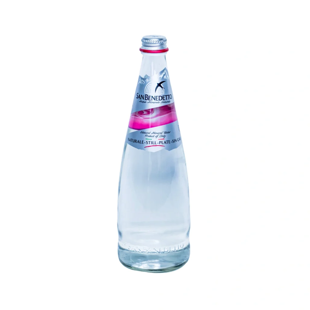 San Benedetto apă plată 750ml sticlă apă minerală naturală premium Italia
