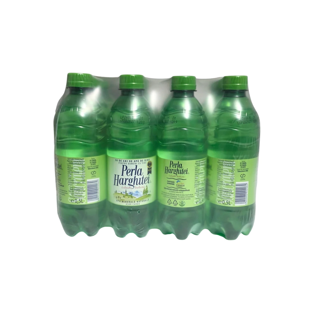 Bax apă minerală naturală decarbogazificată Perla Harghitei 500ml PET