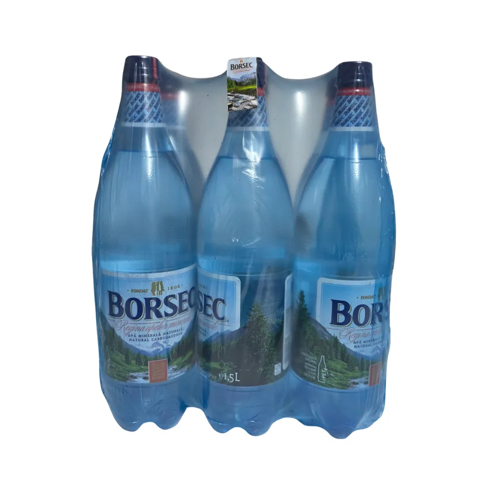 Bax Borsec apă minerală carbogazoasă 1.5L PET