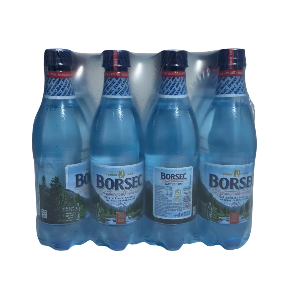 Bax Borsec apă carbogazoasă 0.5L PET