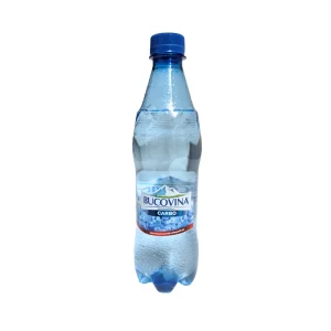 Apă minerală naturală carbogazoasă Bucovina 0,5 L PET