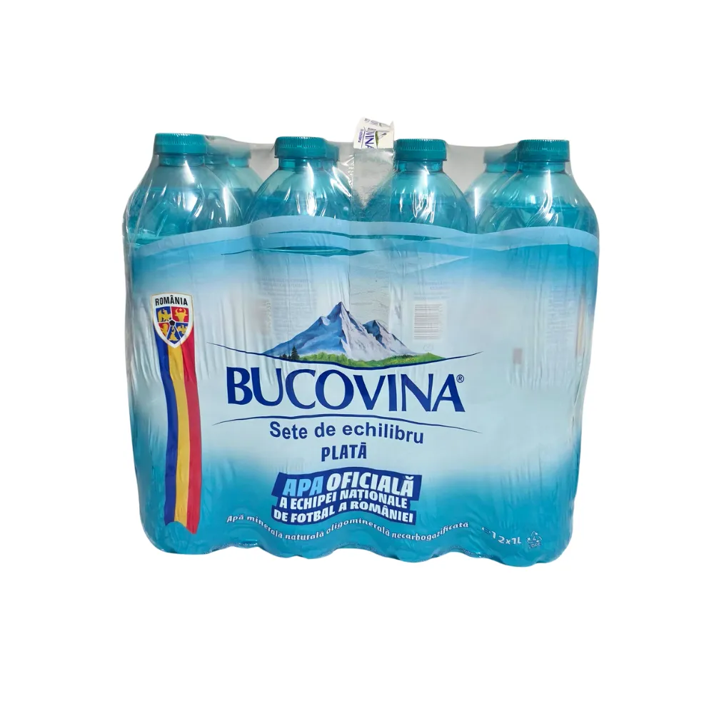 Bax apă minerală naturală plată Bucovina 1 L PET