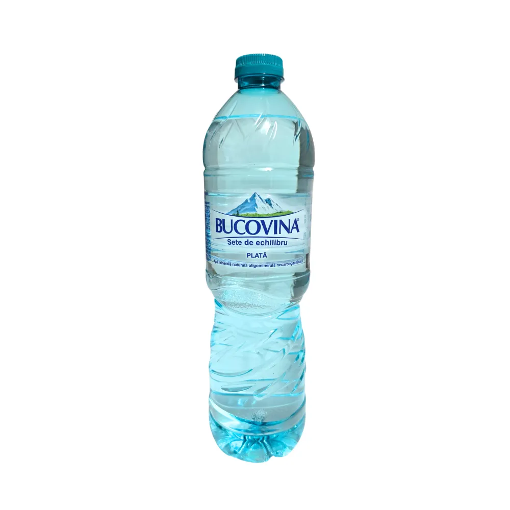 Apă minerală naturală plată Bucovina 1 L PET