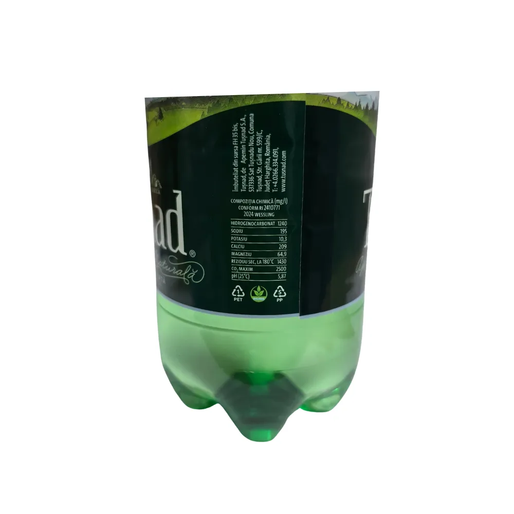 Etichetă Tusnad Apa Minerala Decarbogazificata 2L PET