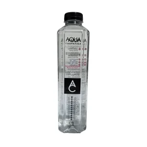 Sticlă PET Aqua Carpatica apă minerală naturală plată 1L