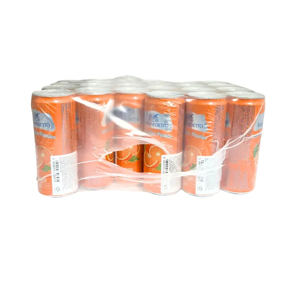 Bax 24 doze San Benedetto Orange 100% Italian Passion, suc carbogazos de portocale 330ml