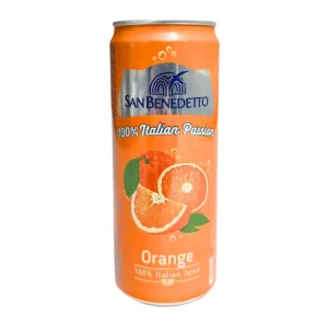 Bax 24 doze San Benedetto Orange 100% Italian Passion, suc carbogazos de portocale 330ml