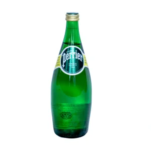 Apă minerală naturală carbogazoasă Perrier 0.75L, sticlă, îmbuteliată la sursă