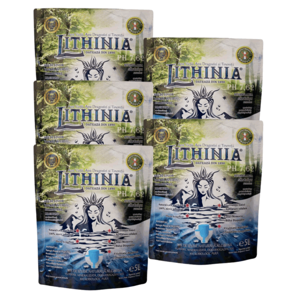 Apă de izvor naturală alcalină Lithinia, 25L, Bag