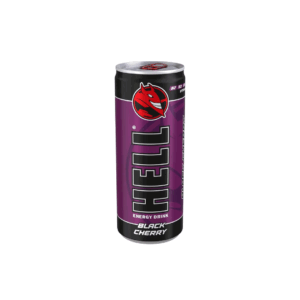 Băutură energizantă cu aromă de cireșe negre HELL Black Cherry, 250ml, doză