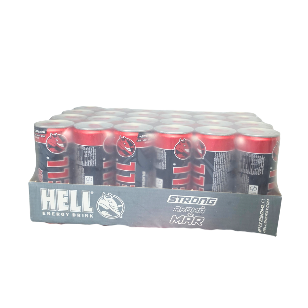 Bax Hell băutură energizantă cu aromă de măr verde 250ml