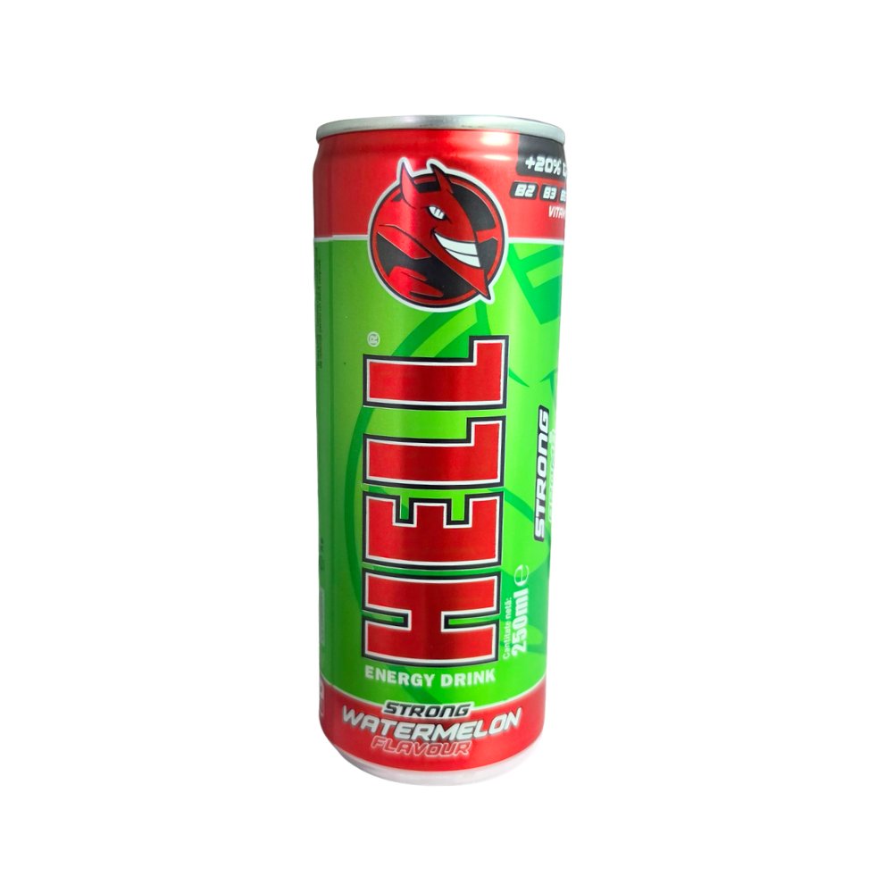 Doză Hell băutură energizantă cu aromă de pepene verde 250ml