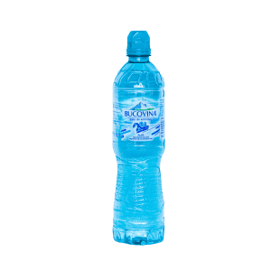 Sticlă PET Bucovina 2Go 700 ml, apă minerală plată cu capac sport