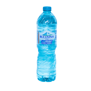 Apă minerală naturală plată Bucovina 1L, sticlă PET