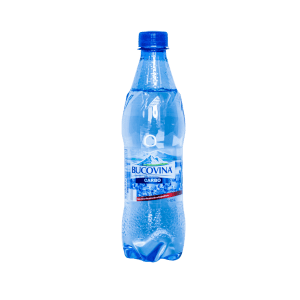 Apă minerală naturală carbogazoasă Bucovina 500ml, sticlă PET
