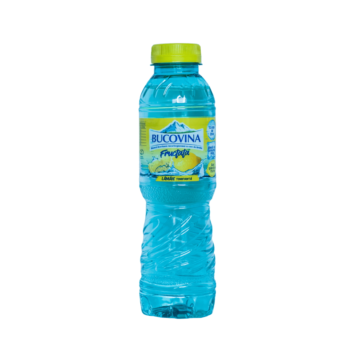 Apă plată aromatizată cu lămâie Bucovina, 500ml, PET