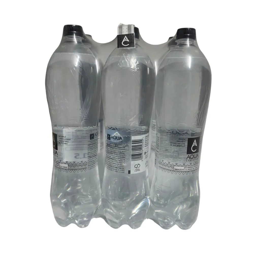 Bax Aqua Carpatica Forte apă minerală naturală carbogazoasă 1.5L PET