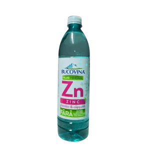 Bucovina Plus Mineral Zinc cu aromă de ghimbir și căpșună, 0.7L, PET
