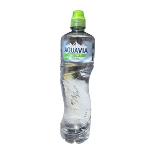 Sticlă de apă plată de izvor natural alcalină Aquavia Sport 750ml PET cu dop sport