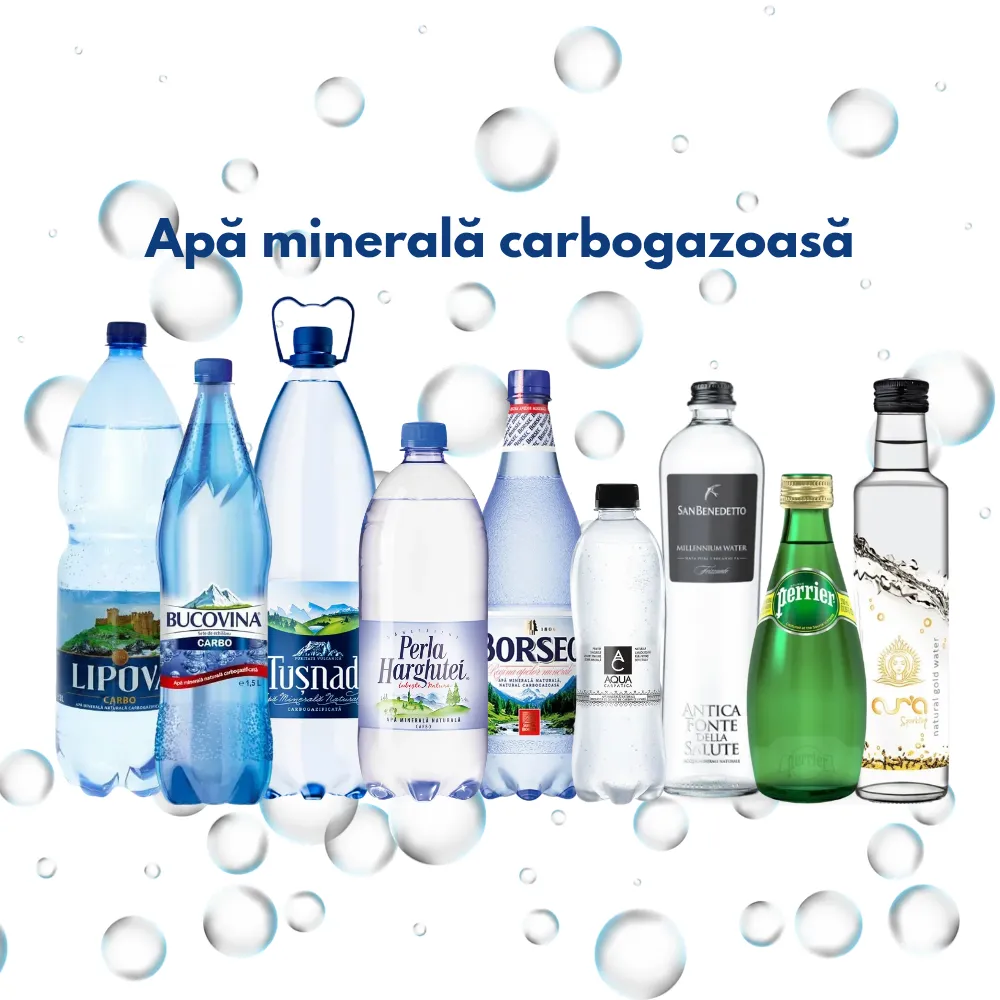 Apă minerală carbogazoasa