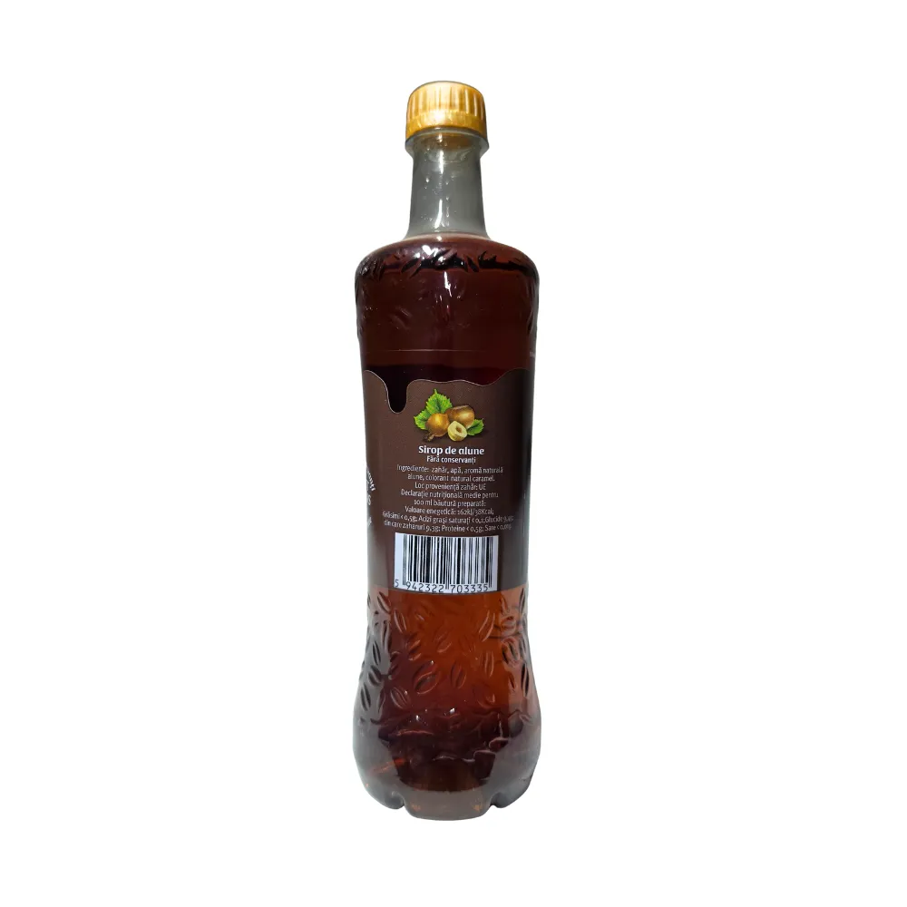 Etichetă sirop alune Laurul 700ml PET