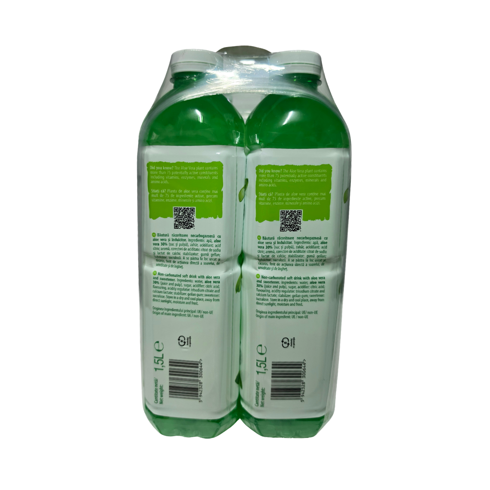 Bax Pet Queen Aloe Vera zero zahăr 1500ml, vedere laterală