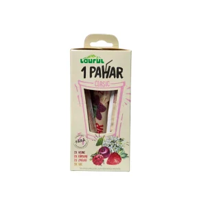 Sirop Laurul 1 Pahar Clasic, pachet cu 9 plicuri de sirop concentrat de fructe și extract de soc