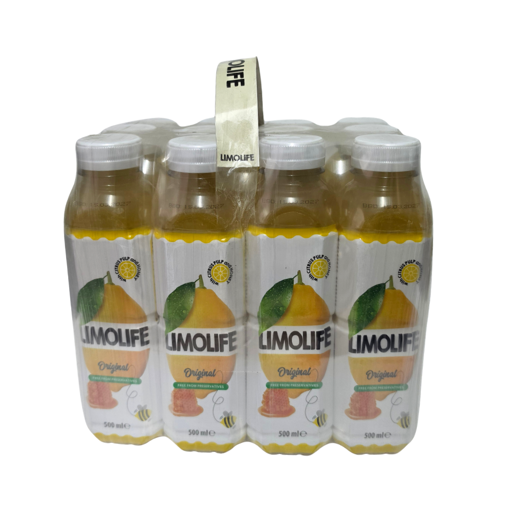 Bax Limolife lămâie 500ml, 12 sticle PET
