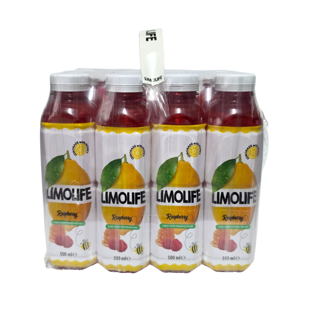 Queen Limolife zmeură 500ml, bax 12 sticle PET