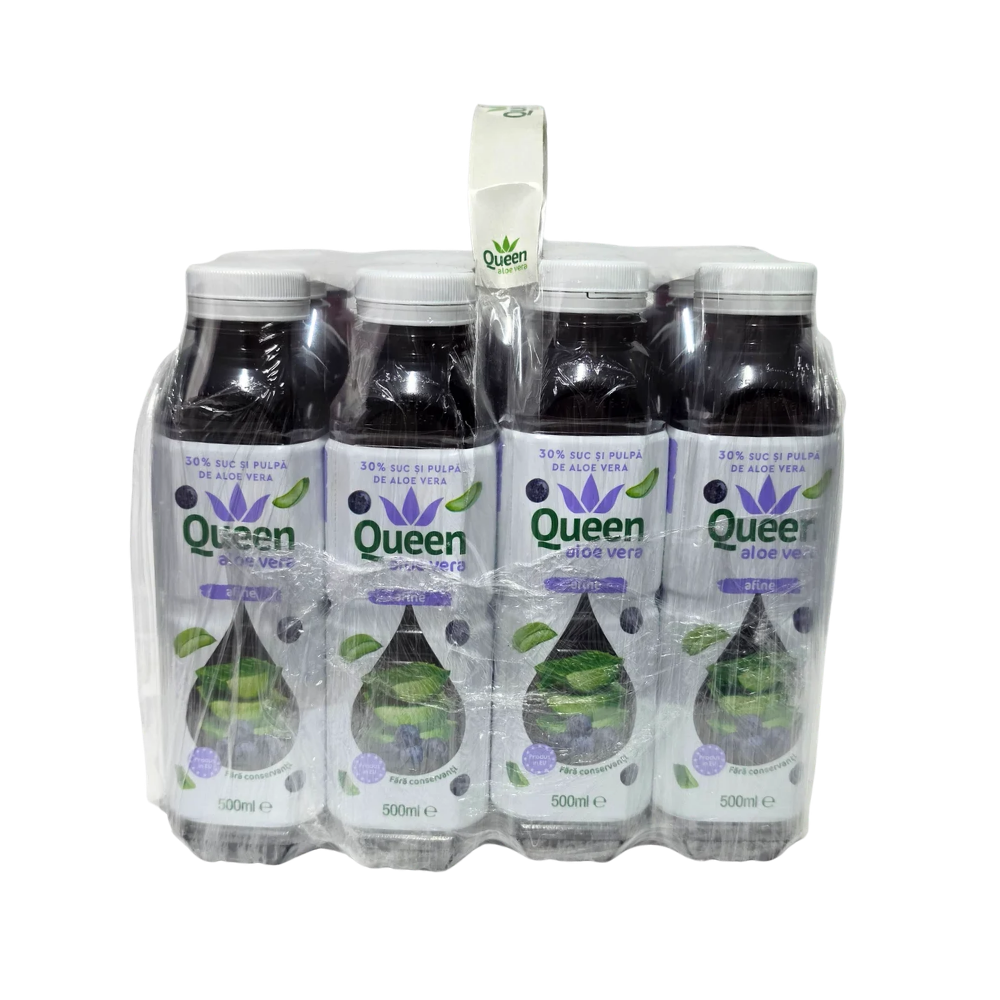 Queen Aloe Vera Afine, bax 12 x 500ml - imagine 2