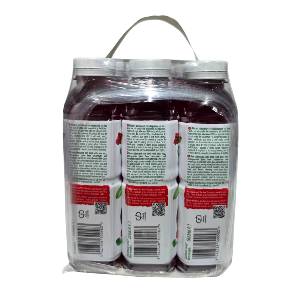 Queen Aloe Vera Rodie, bax 12 x 500ml - imagine 3