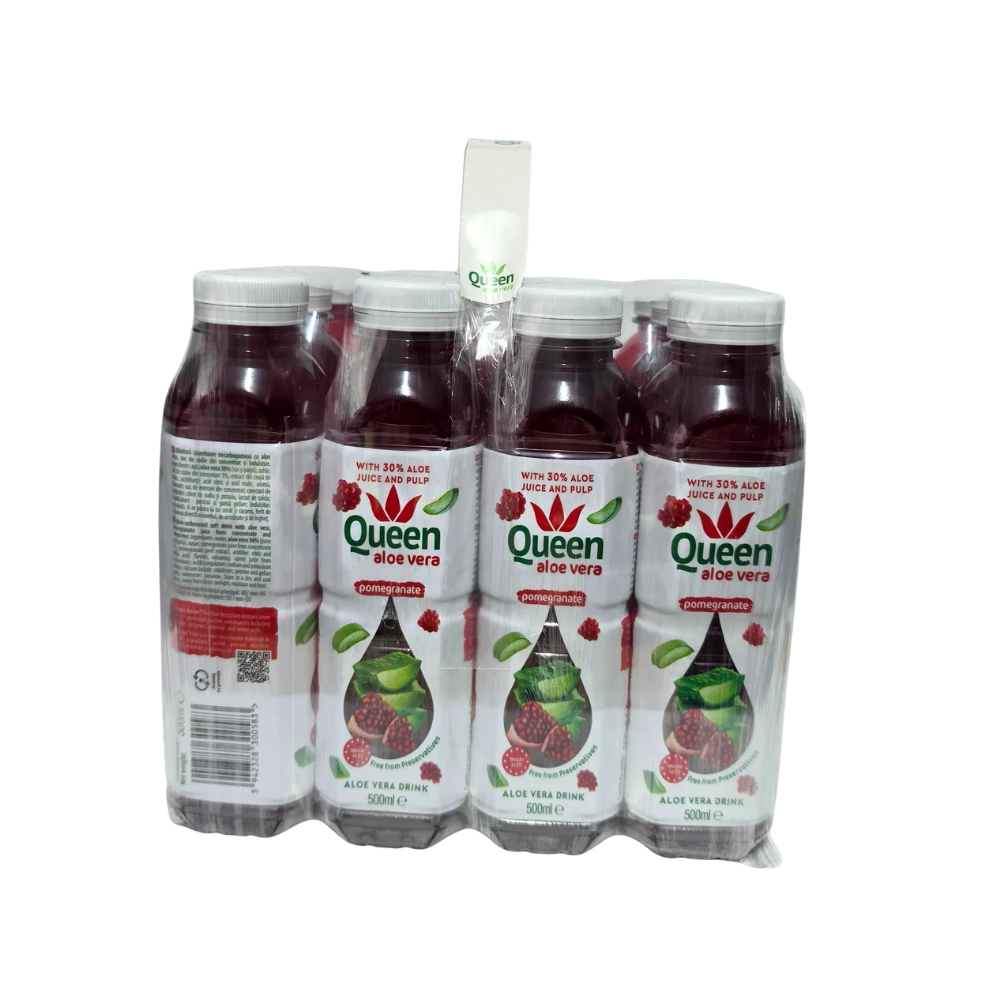 Queen Aloe Vera Rodie, bax 12 x 500ml - imagine 2