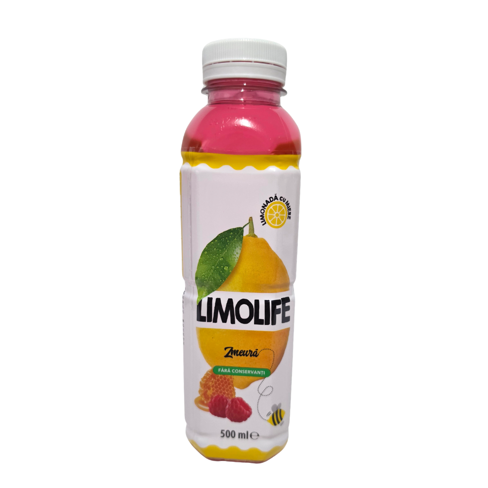 Queen Limolife limonadă cu zmeură PET 500ml