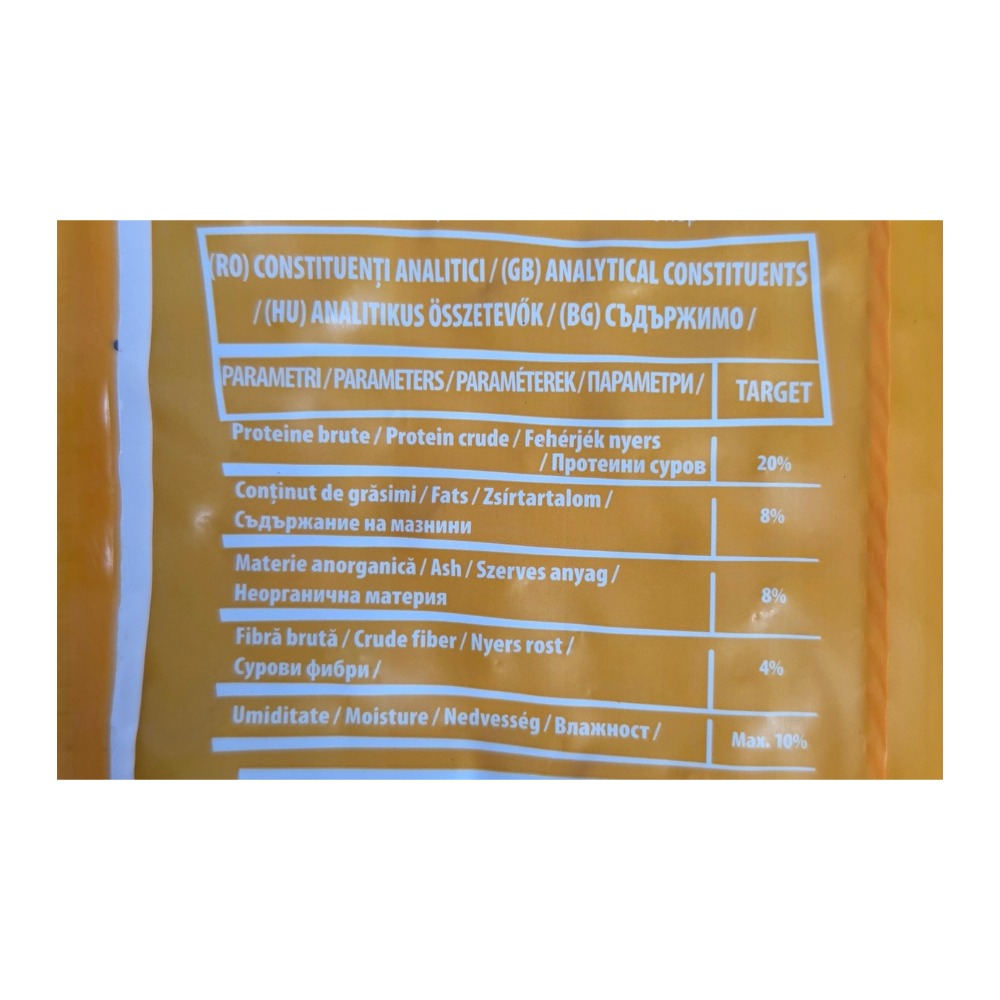 Hrană uscată Cookie pentru câini cu pui, pungă 2kg, vedere laterală