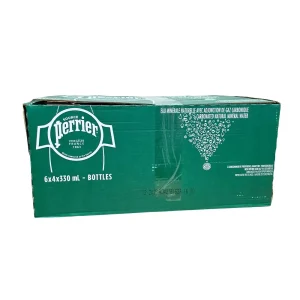Apă minerală Perrier la bax, 24 sticle de 330 ml – apă minerală naturală carbogazoasă