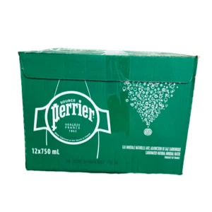 Apă minerală Perrier la bax, 12 sticle de 750 ml – apă minerală naturală carbogazoasă